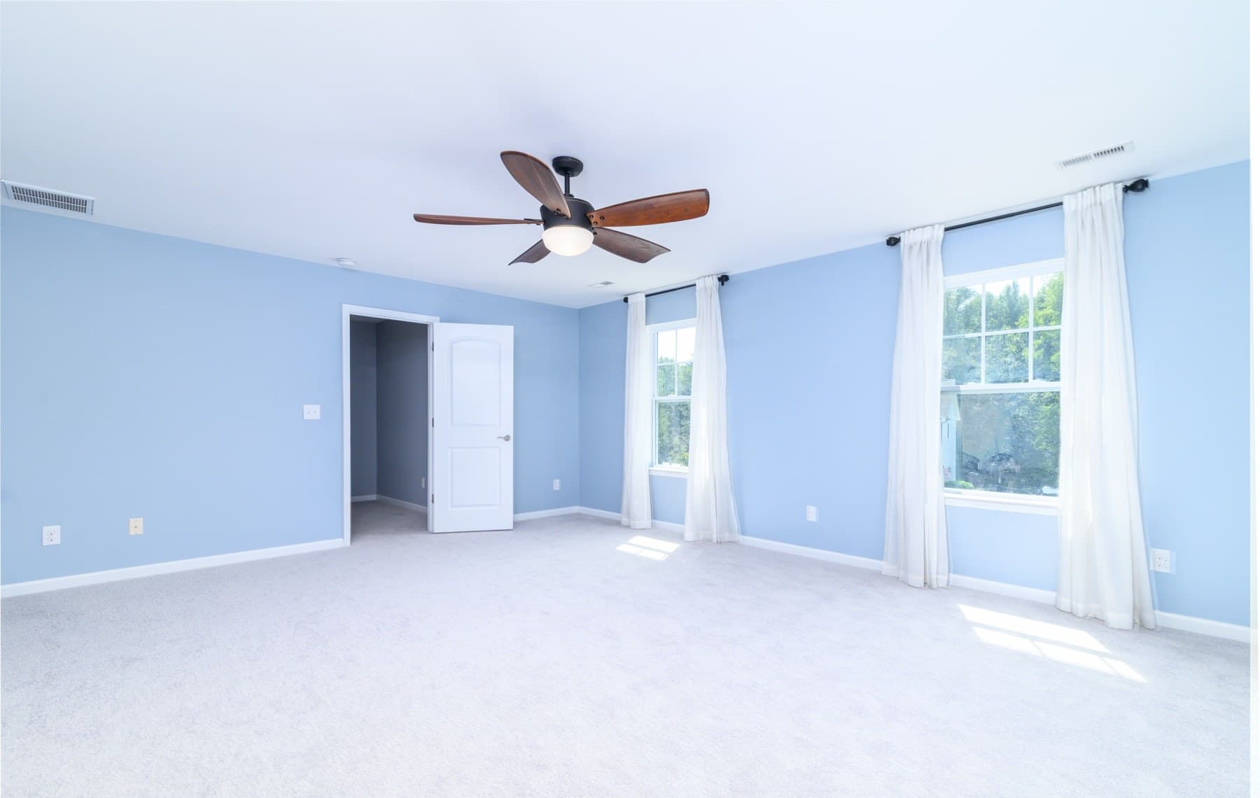 Primary bedroom, Indian Land, before staging