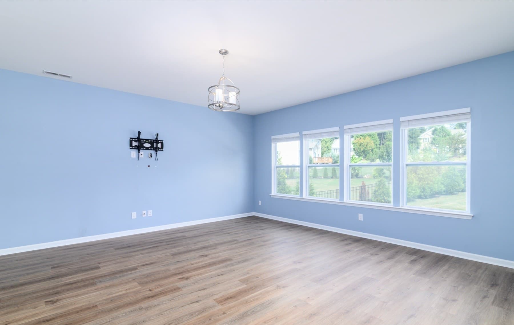 Living room, Indian Land, before staging